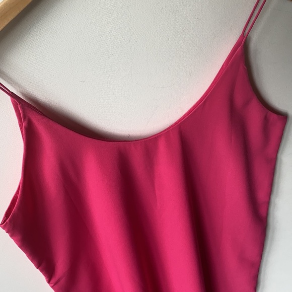LILA ROSE Fushia spaghetti slip dress size 4, NWOT - Picture 2 of 13